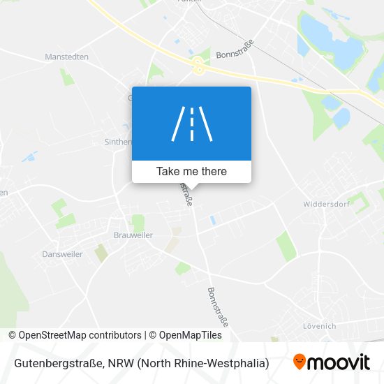 Gutenbergstraße map
