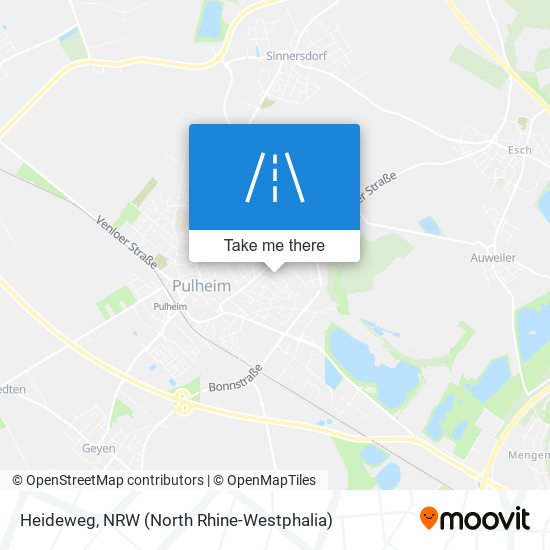 Heideweg map