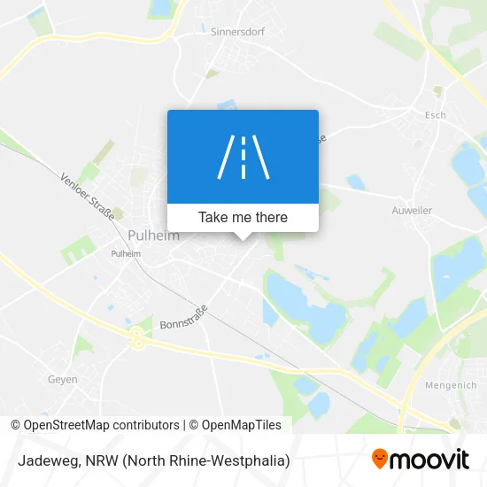 Карта Jadeweg