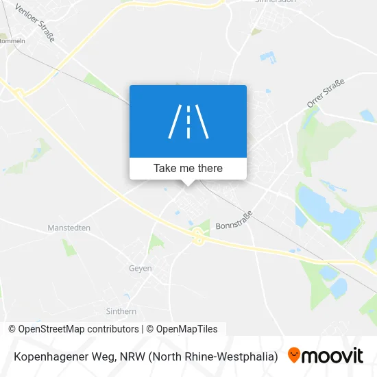 Kopenhagener Weg map