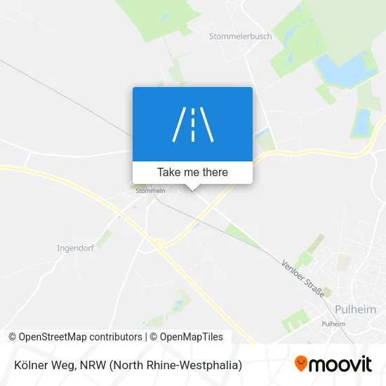 Карта Kölner Weg