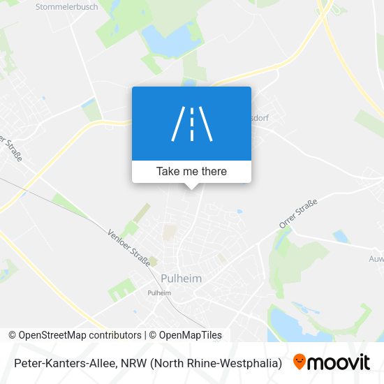 Peter-Kanters-Allee map