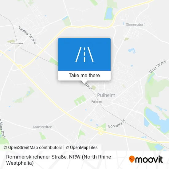 Rommerskirchener Straße map