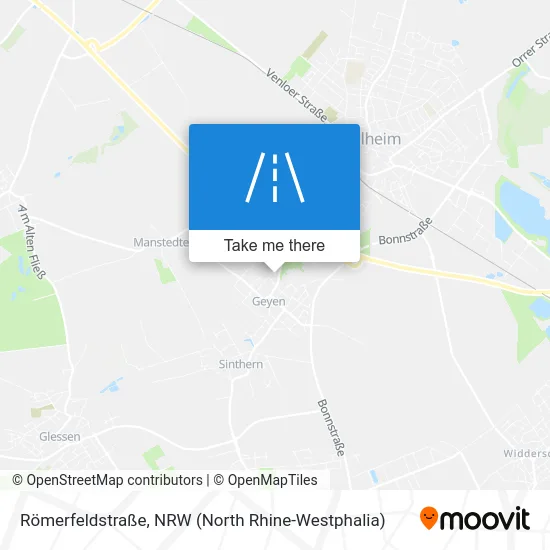 Römerfeldstraße map