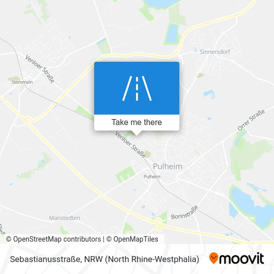 Карта Sebastianusstraße