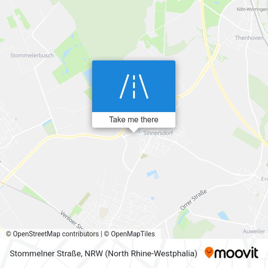 Stommelner Straße map