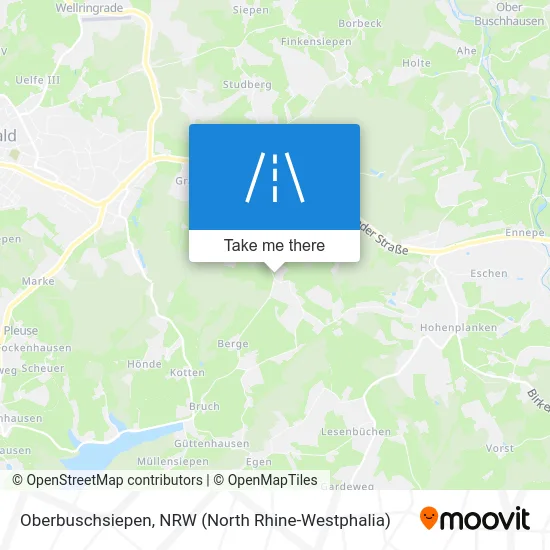 Oberbuschsiepen map