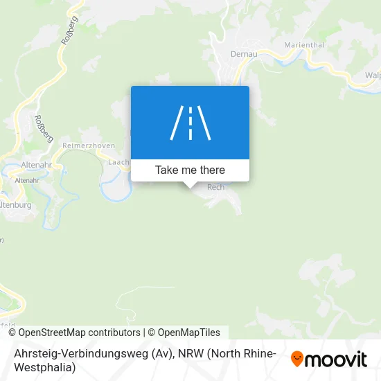 Карта Ahrsteig-Verbindungsweg (Av)