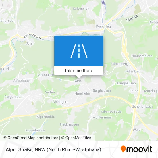 Карта Alper Straße