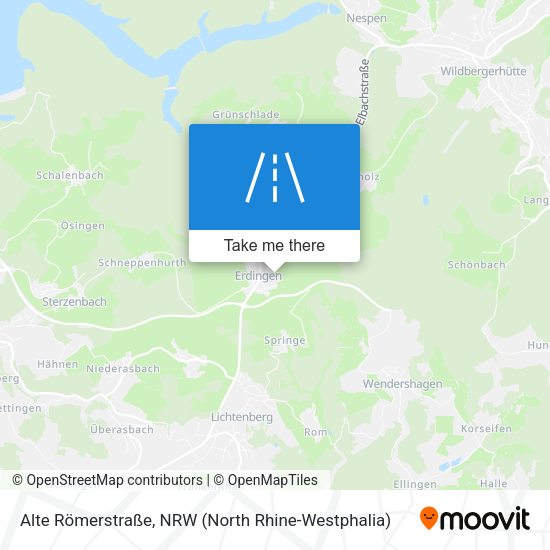 Alte Römerstraße map