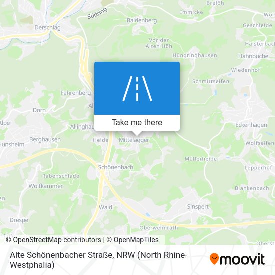 Alte Schönenbacher Straße map