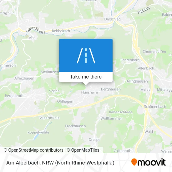 Карта Am Alperbach