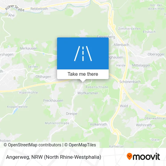 Карта Angerweg