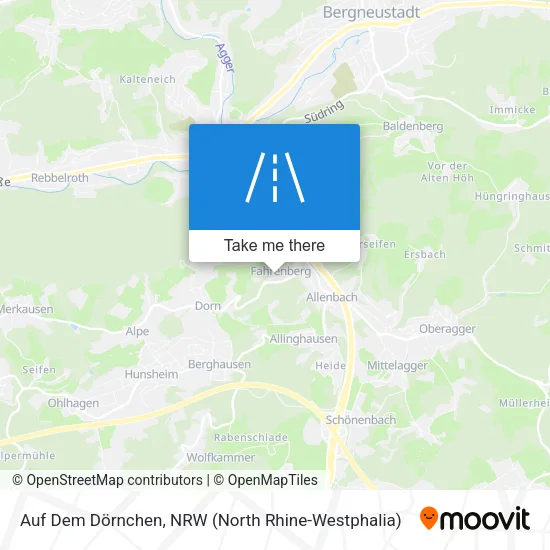Карта Auf Dem Dörnchen
