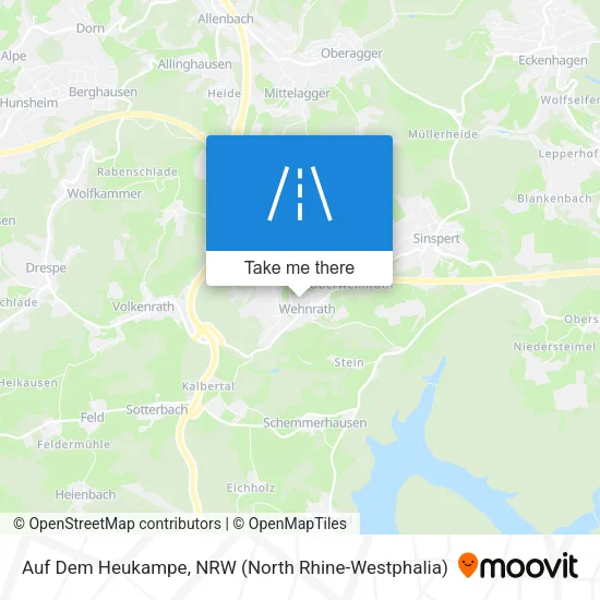 Карта Auf Dem Heukampe