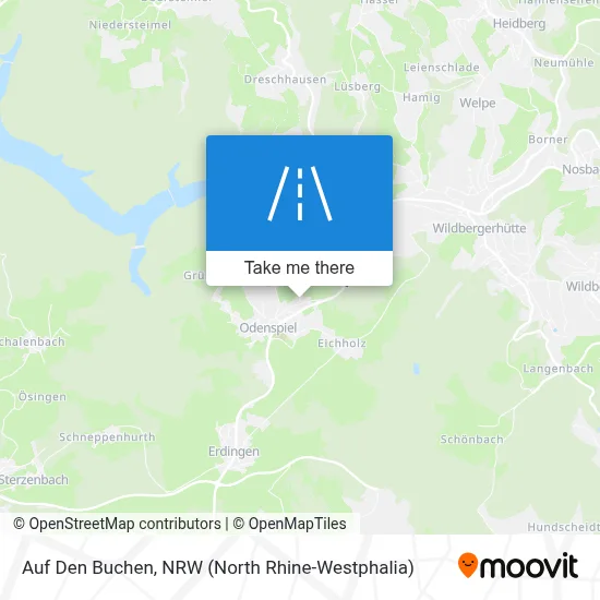 Auf Den Buchen map