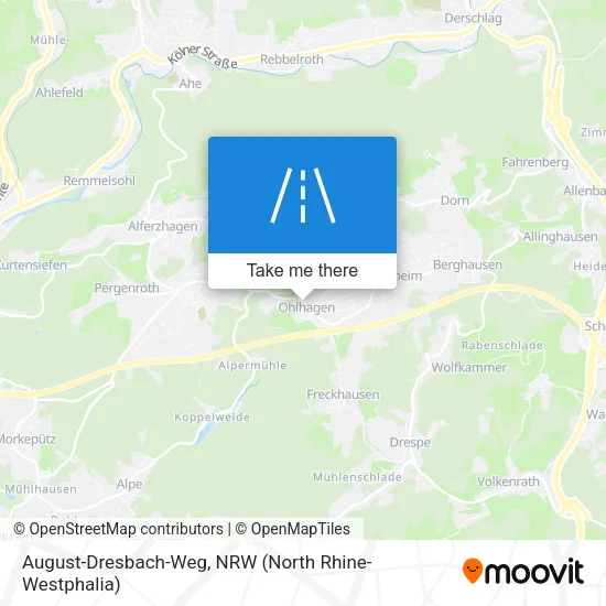 Карта August-Dresbach-Weg