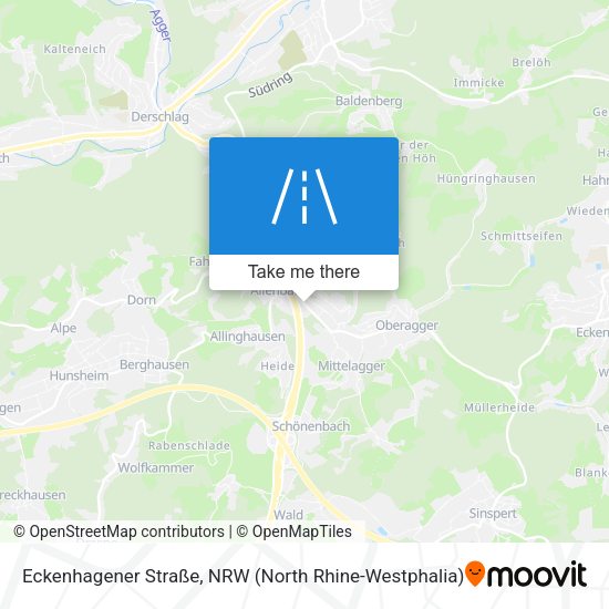 Eckenhagener Straße map