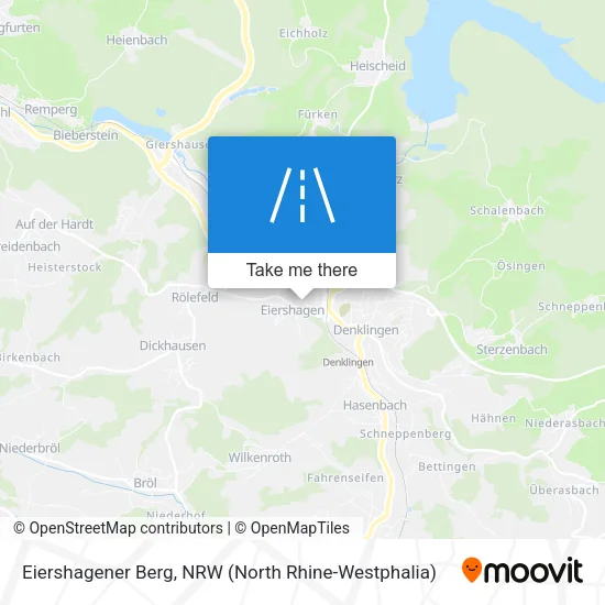 Eiershagener Berg map