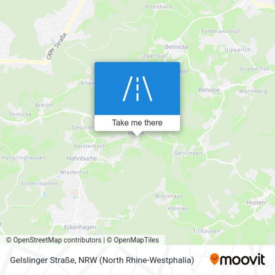 Gelslinger Straße map