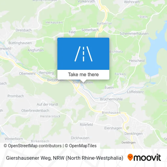 Карта Giershausener Weg