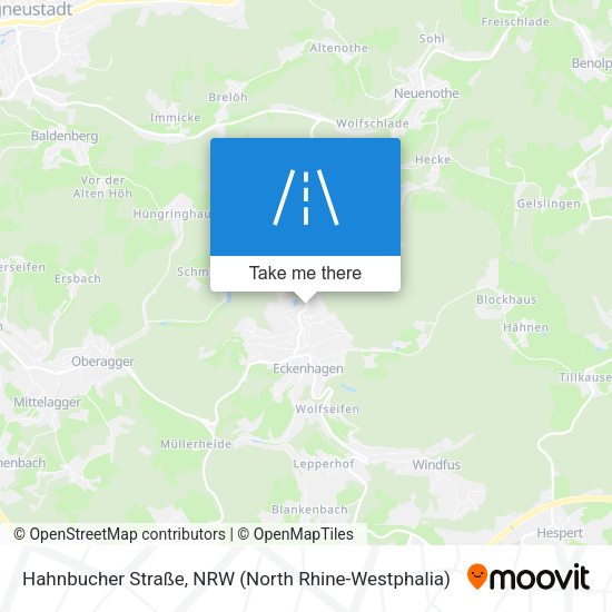 Hahnbucher Straße map