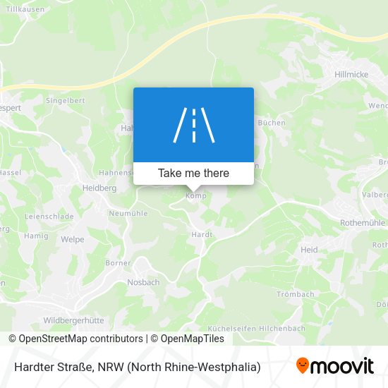 Hardter Straße map