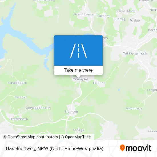 Карта Haselnußweg