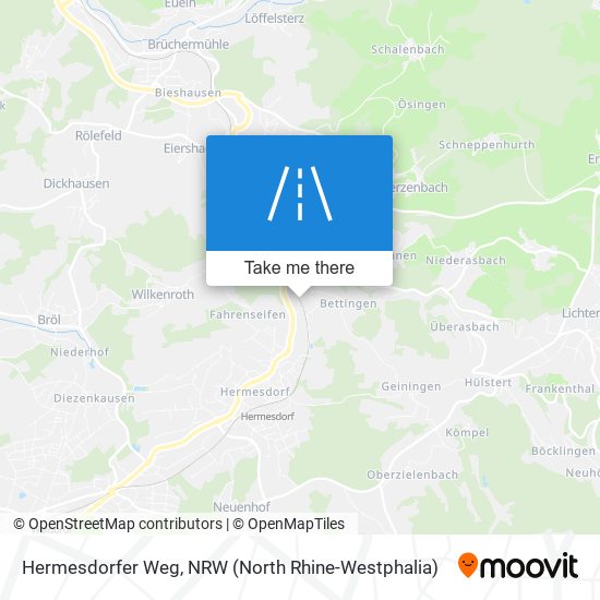 Hermesdorfer Weg map