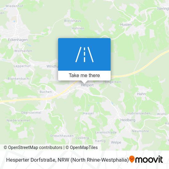Hesperter Dorfstraße map