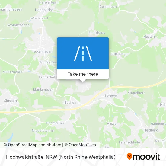 Hochwaldstraße map