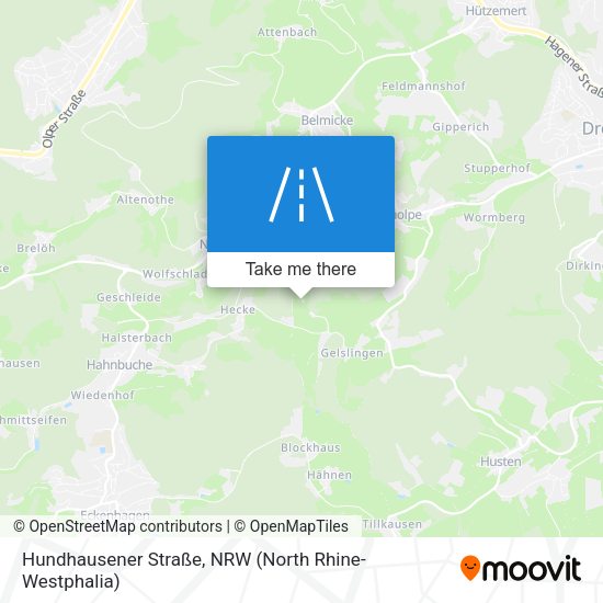 Hundhausener Straße map