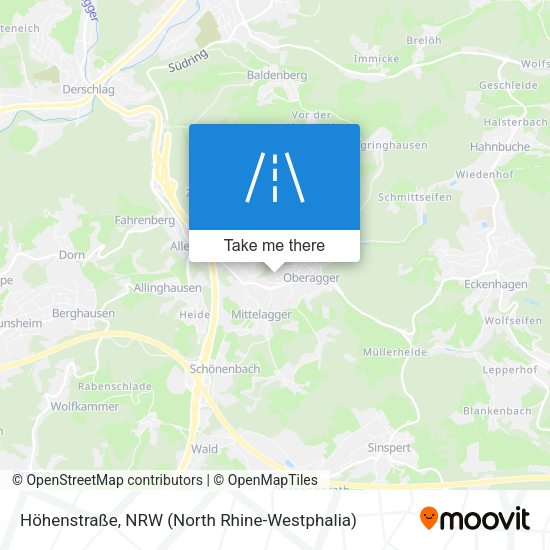 Höhenstraße map