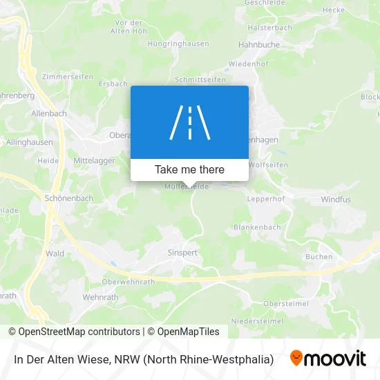 In Der Alten Wiese map