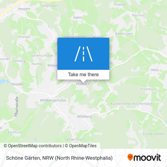 Schöne Gärten map