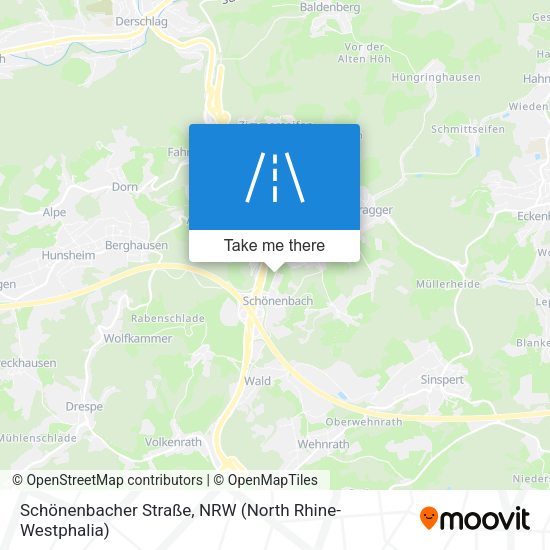 Schönenbacher Straße map
