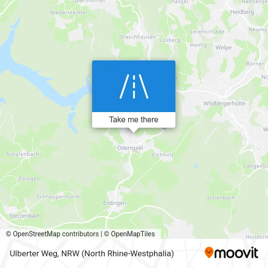 Карта Ulberter Weg