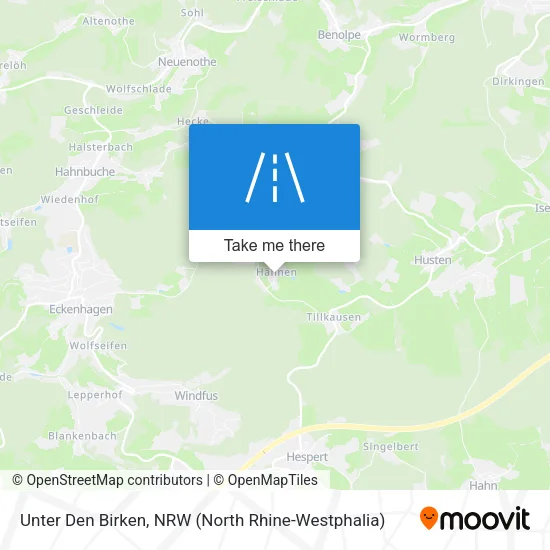 Карта Unter Den Birken