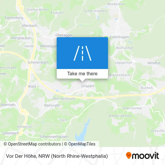 Карта Vor Der Höhe