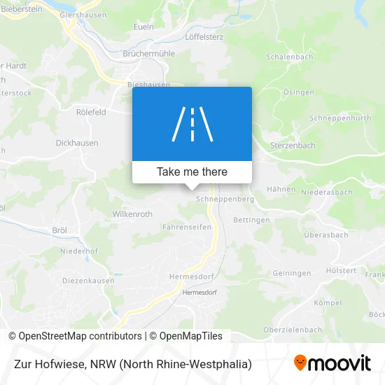 Карта Zur Hofwiese