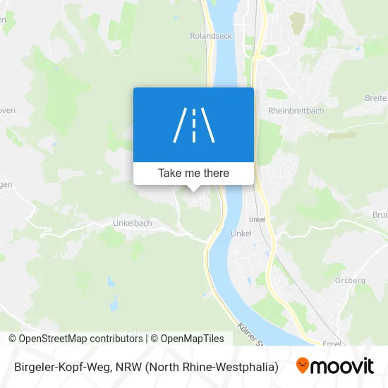 Карта Birgeler-Kopf-Weg