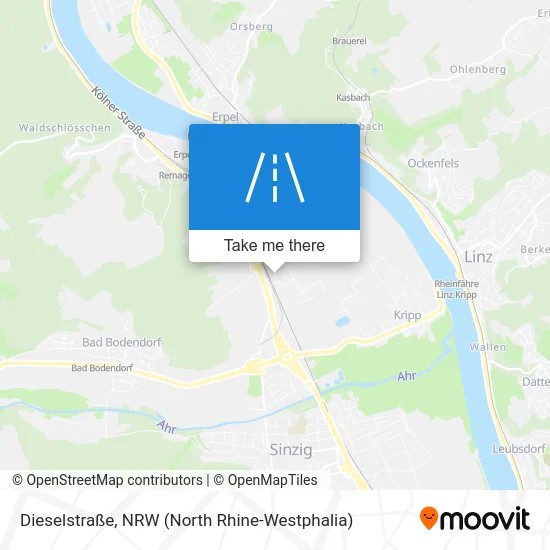 Dieselstraße map