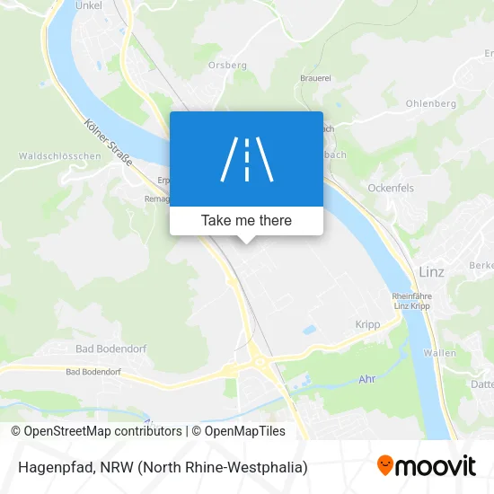 Карта Hagenpfad