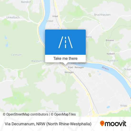 Карта Via Decumanum
