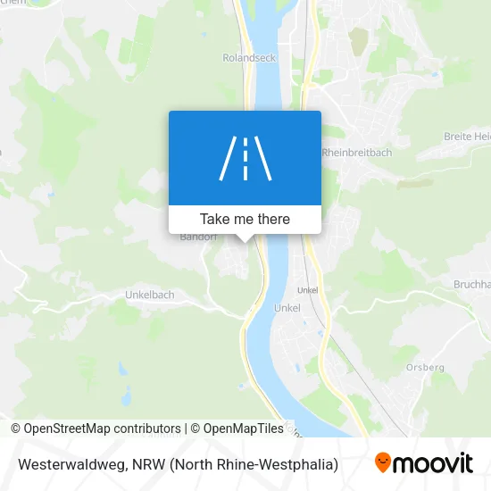 Westerwaldweg map