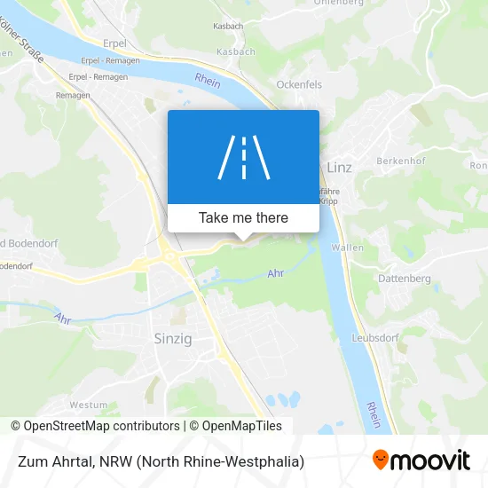 Карта Zum Ahrtal