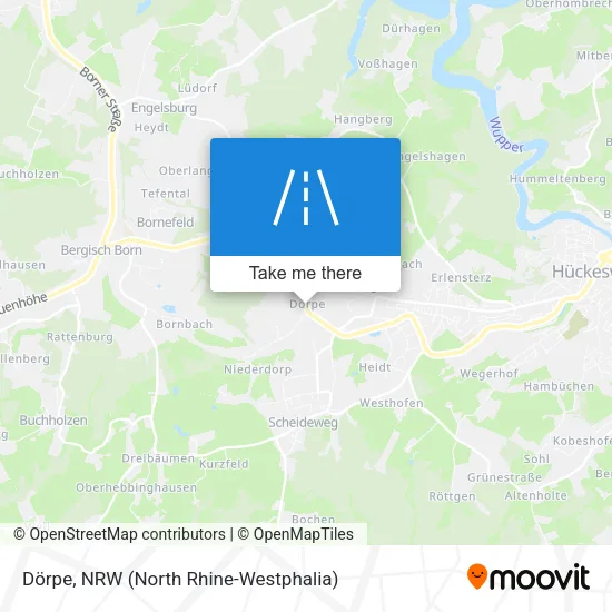 Карта Dörpe