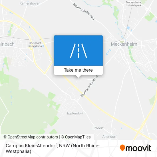 Campus Klein-Altendorf map