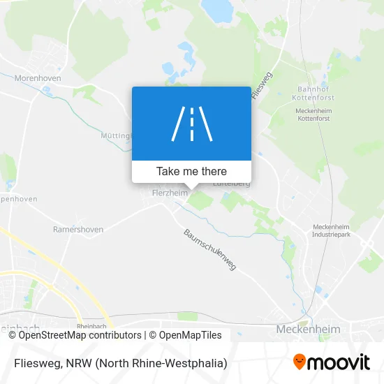 Fliesweg map