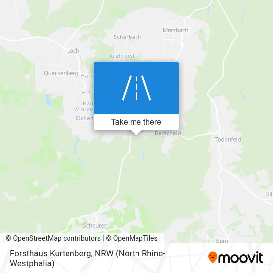 Forsthaus Kurtenberg map